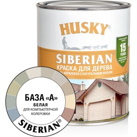Акриловая краска для дерева HUSKY SIBERIAN
