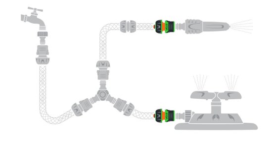 Коннектор для шланга с автостопом Amigo 79300 3/4