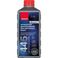 Декоративный антисептик для наружных работ NEOMID Н-445-1/черн.янт