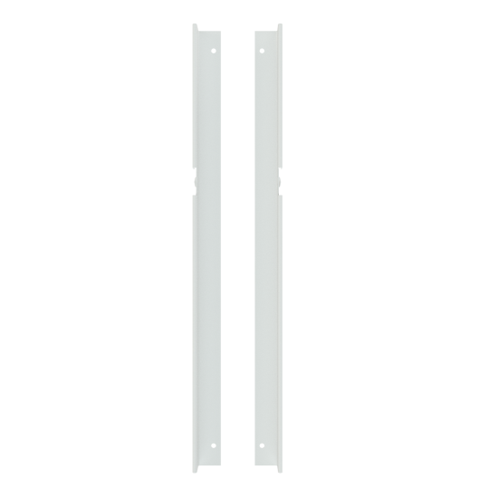 Комплект крепления полки Титан-GS 33x2x3.2 см металл цвет белый