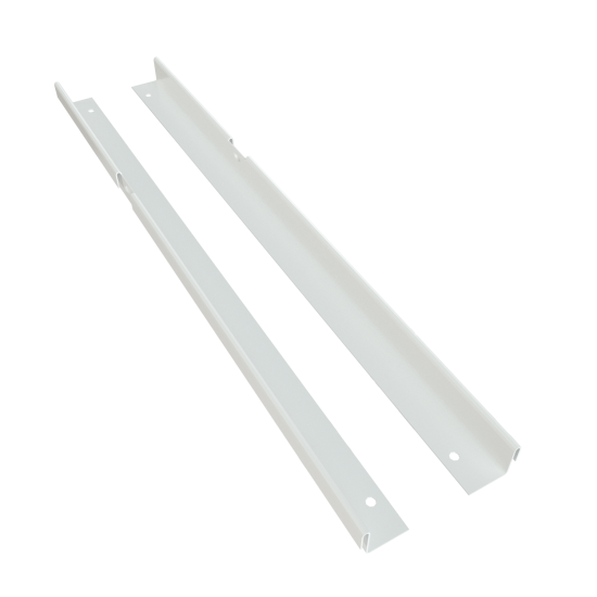 Комплект крепления полки Титан-GS 33x2x3.2 см металл цвет белый