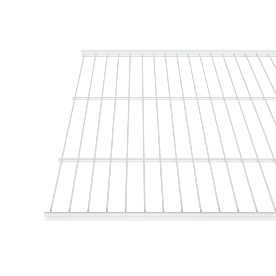 Полка сетчатая 46.3x40.6 см металл цвет белый