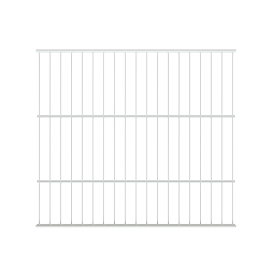 Полка сетчатая 46.3x40.6 см металл цвет белый
