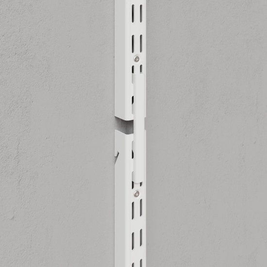 Переходник для стойки 11.2x2.4x1.2 см металл цвет белый