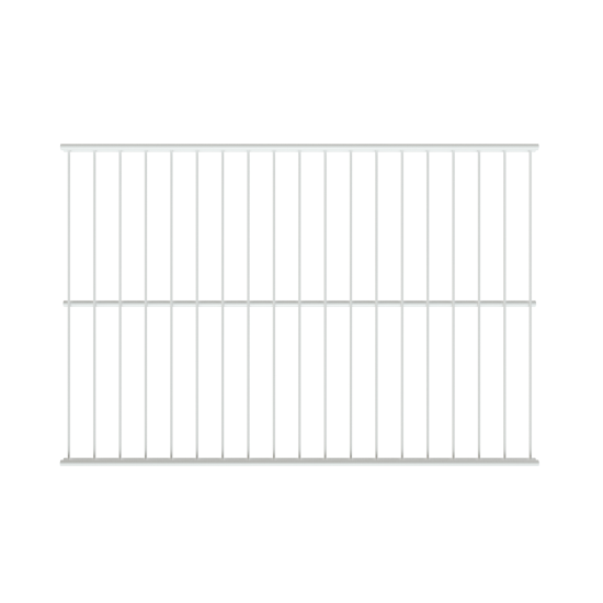 Полка сетчатая 46.3x30.6 см металл цвет белый