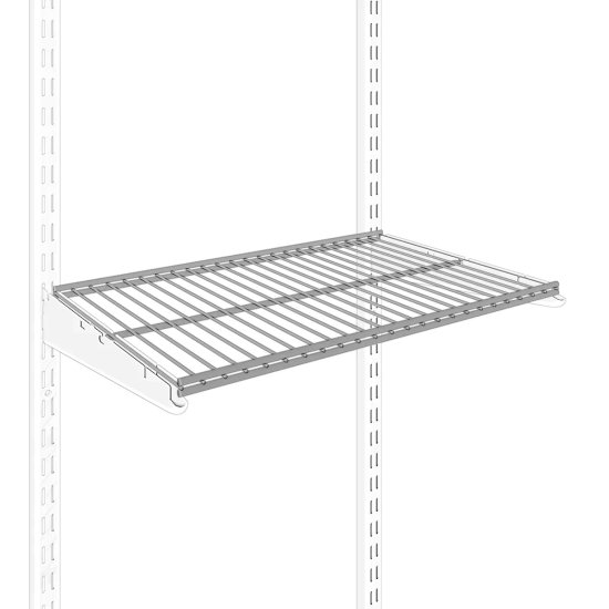 Полка сетчатая 46.3x30.6 см металл цвет белый