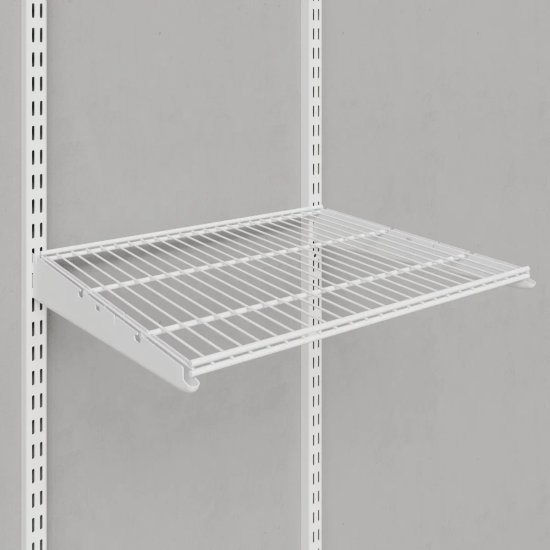 Полка сетчатая 46.3x30.6 см металл цвет белый