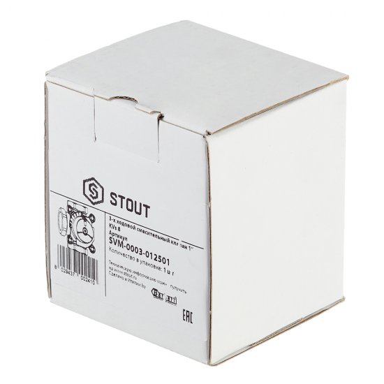 Клапан смесительный Stout 3-х ходовой 1 ВР(г) под электропривод KVs 8 (SVM-0003-012501)