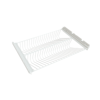 Полка для обуви выдвижная Титан-GS 90x18.1x44 см металл цвет белый