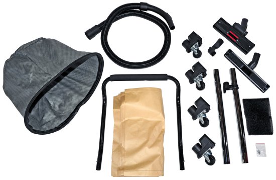 Пылесос строительный Elitech ПС 24-60А2, 2400 Вт, 60 л