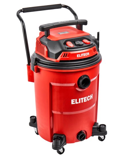 Пылесос строительный Elitech ПС 24-60А2, 2400 Вт, 60 л