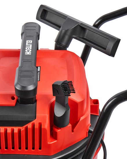 Пылесос строительный Elitech ПС 24-60А2, 2400 Вт, 60 л