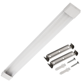 Светильник линейный светодиодный IEK ДБО 4013 600 мм 18 Вт холодный белый свет