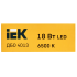 Светильник линейный светодиодный IEK ДБО 4013 600 мм 18 Вт холодный белый свет