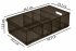 Контейнер для хранения Optima 24.2x12.9x44.7 см полипропилен цвет коричневый