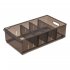 Контейнер для хранения Optima 24.2x12.9x44.7 см полипропилен цвет коричневый