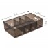 Контейнер для хранения Optima 24.2x12.9x44.7 см полипропилен цвет коричневый