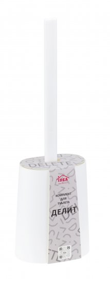 Ёршик для унитаза Idea Делит M5028 цвет белый