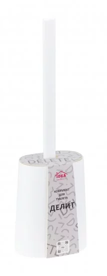 Ёршик для унитаза Idea Делит M5028 цвет белый