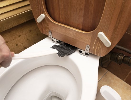 Ёршик для унитаза Idea Делит M5028 цвет белый