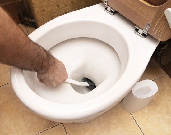 Ёршик для унитаза Idea Делит M5028 цвет белый