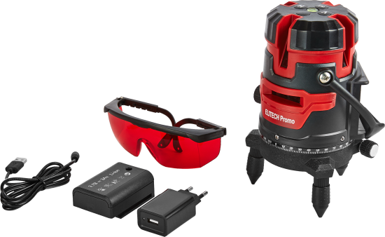 Уровень лазерный Elitech ЛН5/4В, 15 м