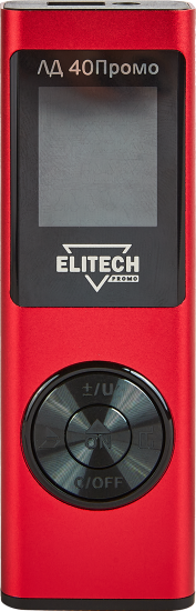 Дальномер лазерный Elitech ЛД40 с дальностью до 40 м