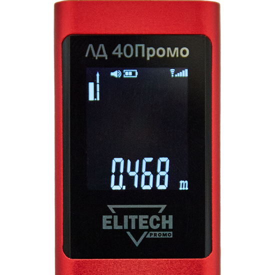 Дальномер лазерный Elitech ЛД40 с дальностью до 40 м