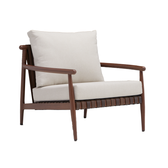 Набор садовой мебели Naterial Retro алюминий цвет коричневый кресло - 2 шт.