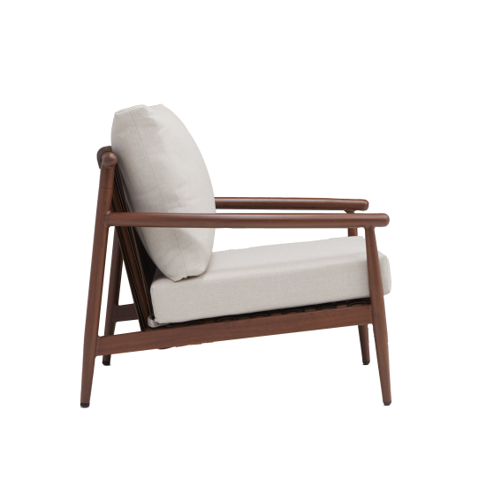 Набор садовой мебели Naterial Retro алюминий цвет коричневый кресло - 2 шт.