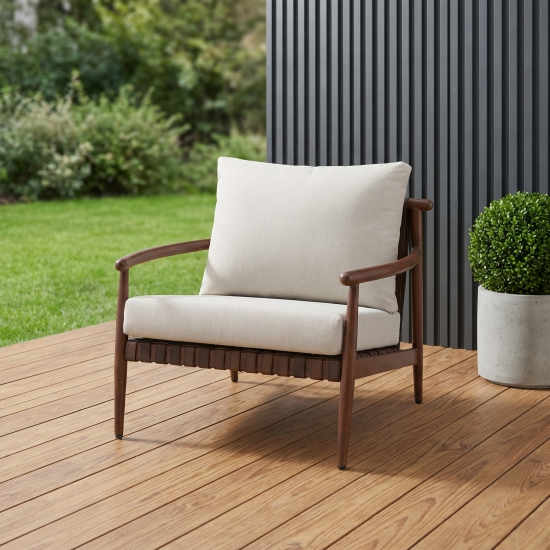 Набор садовой мебели Naterial Retro алюминий цвет коричневый кресло - 2 шт.