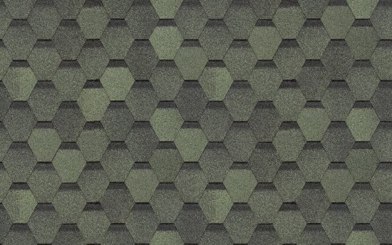 Гибкая черепица Dacha Rustic зеленый 3 м²