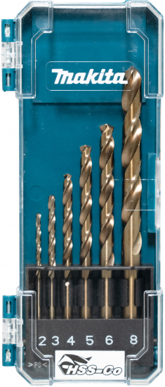 Набор сверл по металлу HSS-Co Makita D-75758, 6 шт.