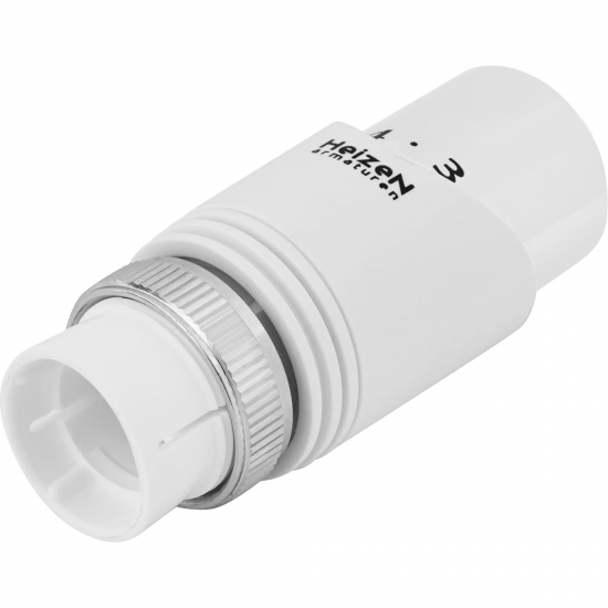 Термостатическая головка жидкостная Heizen TC-9 универсальное подключение белая
