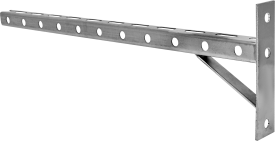 Кронштейн опорный мебельный левый 600x30x2