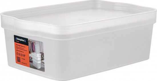 Ящик для хранения Trendy 32x21.1x11 см 6 л полипропилен белый