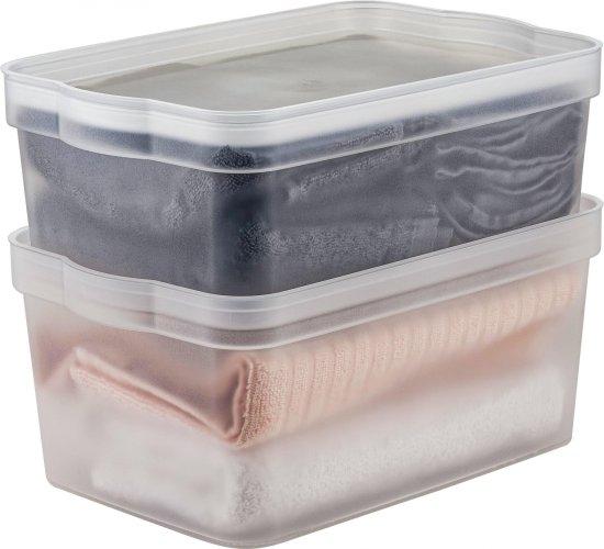 Ящик для хранения Trendy 32x21.1x14.1 см 7.5 л полипропилен белый