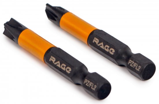 Бита магнитная Rage 554139 PZ/FL2 x50 мм, 2 шт.
