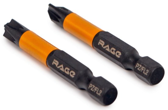 Бита магнитная Rage 554139 PZ/FL2 x50 мм, 2 шт.