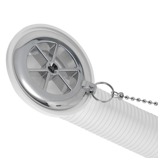 Сифон для ванны Alcadrain слив d52 с выпуском d70 мм с переливом (A501/AG210112160)