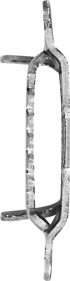 Зажим для тарной ленты 6.49x28.05x42.51 мм нержавеющая сталь 2 шт