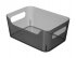 Корзина Scandi 17x7.5x12 см полипропилен цвет черный