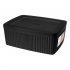 Коробка с крышкой для хранения Velvet 29.5x11x22.5 см полипропилен цвет черный