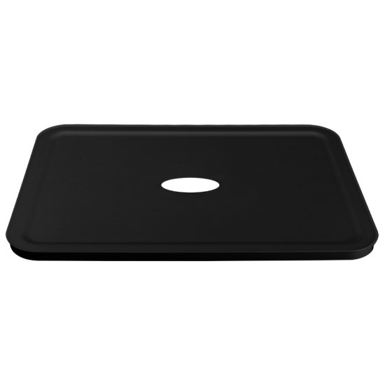 Коробка с крышкой для хранения Velvet 38x14.4x27 см полипропилен цвет черный