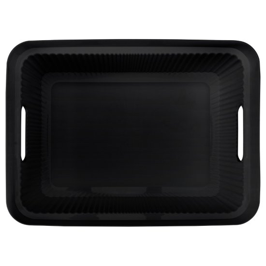 Коробка с крышкой для хранения Velvet 38x14.4x27 см полипропилен цвет черный