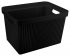 Коробка с крышкой для хранения Velvet 38x24.9x27 см полипропилен цвет черный