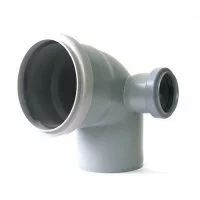 Канализационный переходной универсальный тройник АТЛАС ПЛАСТ SPCTVR110050