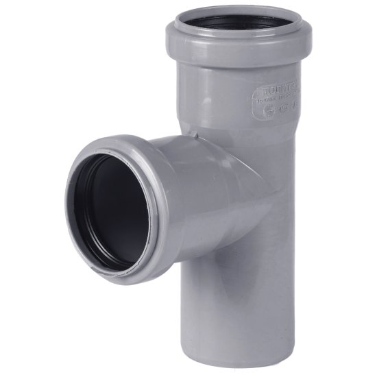 Тройник Политэк 50x50x50/87° полипропилен