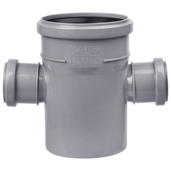 Крестовина одноплоскостная Политэк 110x50x50/87° полипропилен