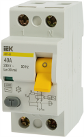 УЗО IEK ВД1-63 2P 40 A 30 мА 4.5 кА AC